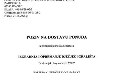 POZIV NA DOSTAVU PONUDA