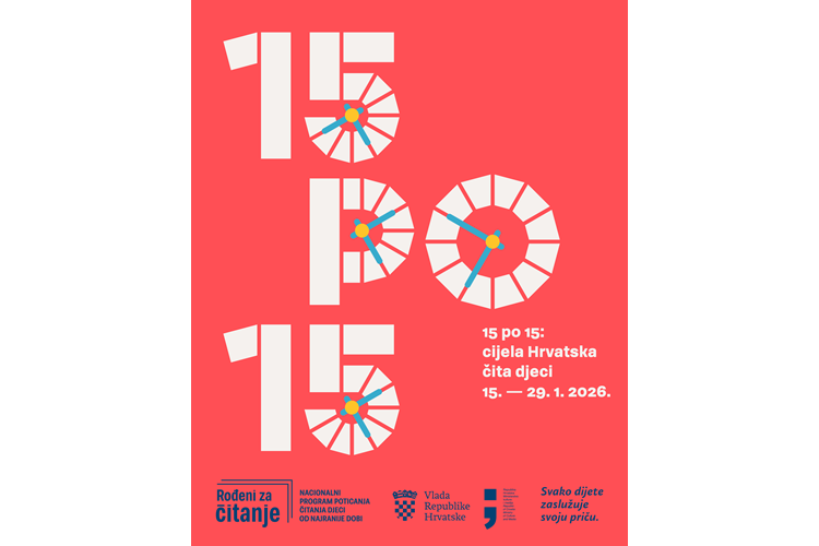 „15 po 15: cijela Hrvatska čita djeci“